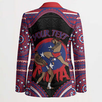 Personalised Samoa Mixed Martial Arts Blazer Flying Knee Of Samoan DT05 - Polynesian Pride