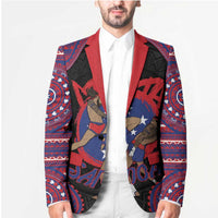 Personalised Samoa Mixed Martial Arts Blazer Flying Knee Of Samoan DT05 - Polynesian Pride
