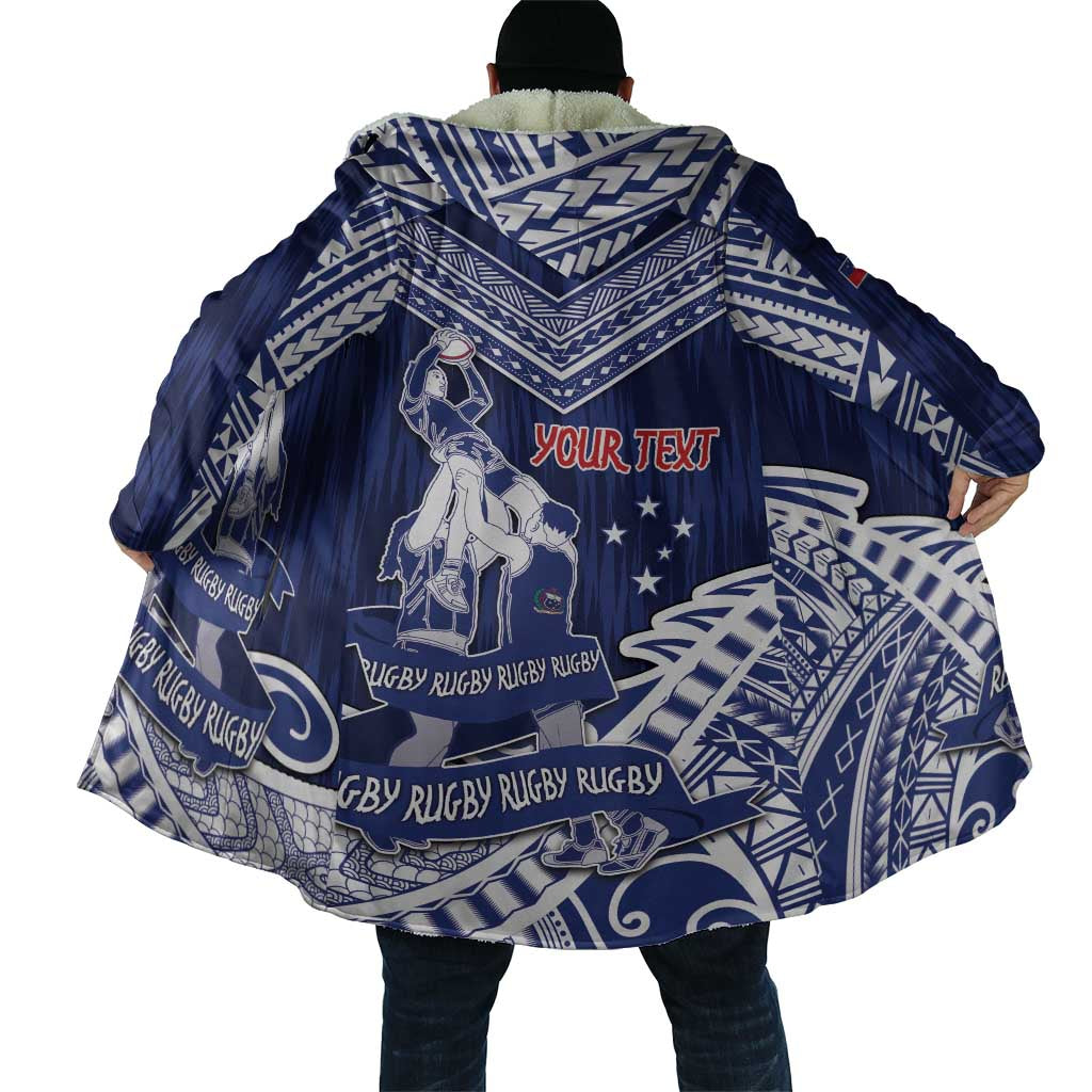 Personalised Samoa Rugby Cloak Pacific Warrior Glory DT05 - Polynesian Pride