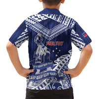 Personalised Samoa Rugby Kid Hawaiian Shirt Pacific Warrior Glory DT05 - Polynesian Pride