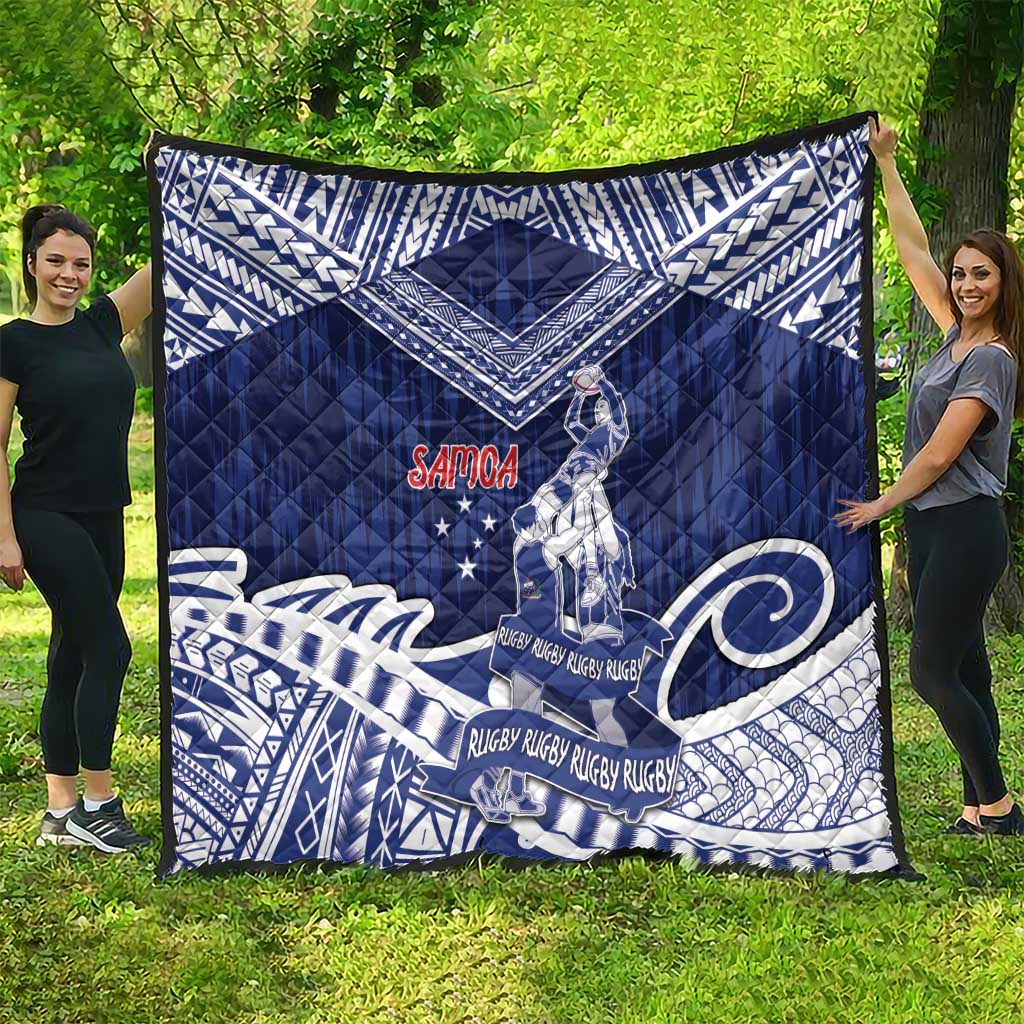 Samoa Rugby Quilt Pacific Warrior Glory DT05 - Polynesian Pride