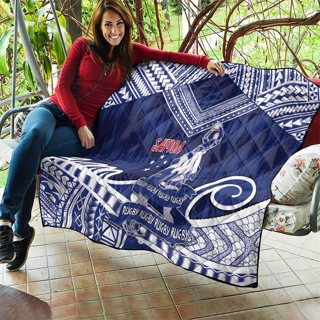 Samoa Rugby Quilt Pacific Warrior Glory DT05 - Polynesian Pride