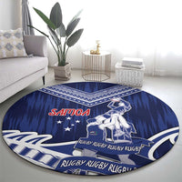 Samoa Rugby Round Carpet Pacific Warrior Glory DT05 - Polynesian Pride