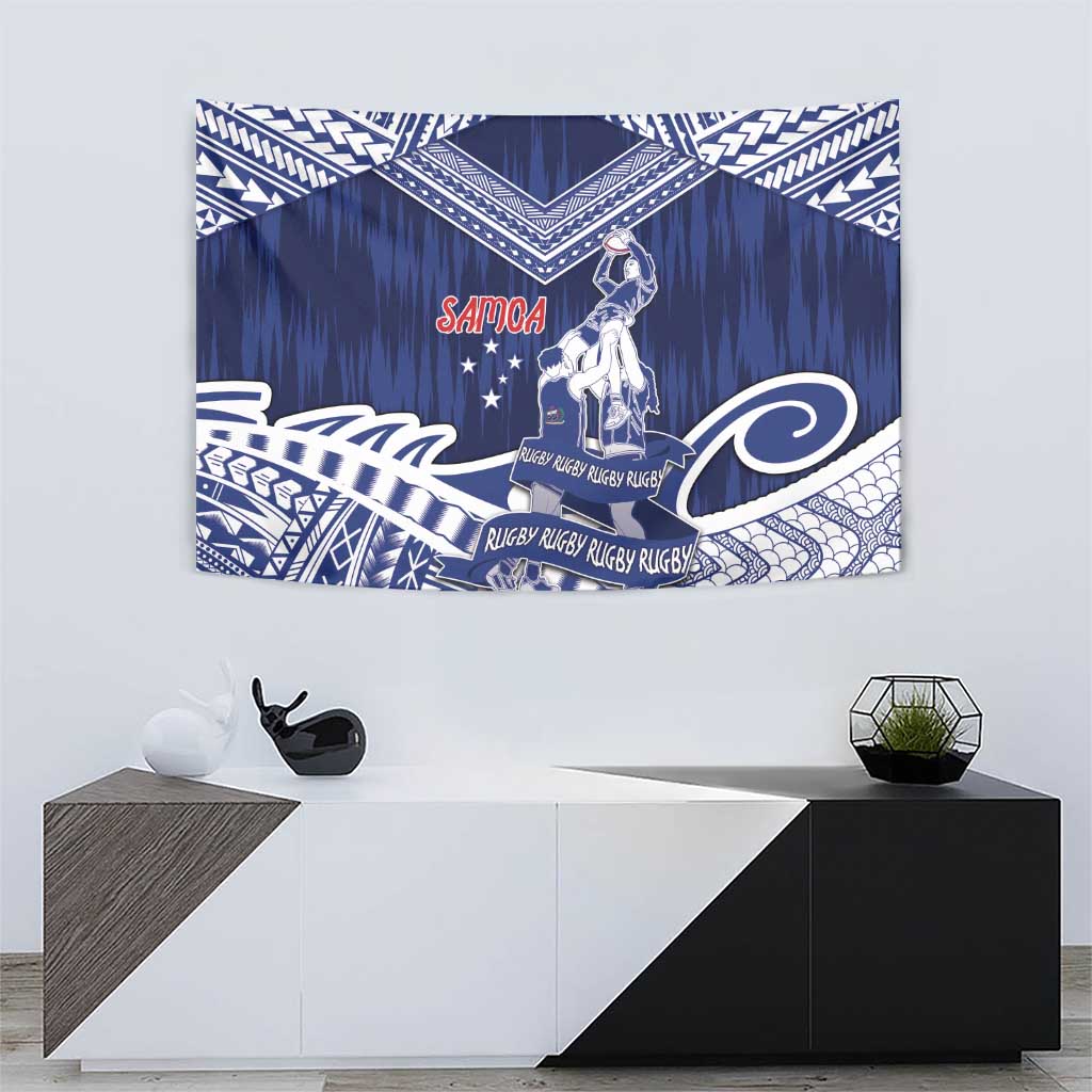 Samoa Rugby Tapestry Pacific Warrior Glory DT05 - Polynesian Pride