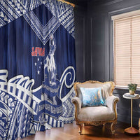 Samoa Rugby Window Curtain Pacific Warrior Glory DT05 - Polynesian Pride