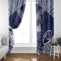 Samoa Rugby Window Curtain Pacific Warrior Glory DT05 - Polynesian Pride