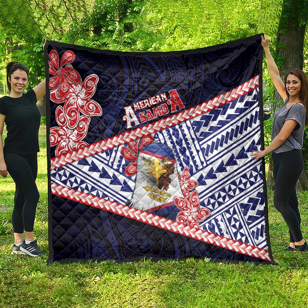 American Samoa Quilt Bald Eagle With Polynesian Pattern DT05 - Polynesian Pride