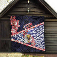 American Samoa Quilt Bald Eagle With Polynesian Pattern DT05 - Polynesian Pride