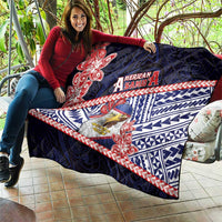 American Samoa Quilt Bald Eagle With Polynesian Pattern DT05 - Polynesian Pride
