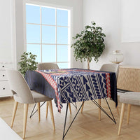 American Samoa Tablecloth Bald Eagle With Polynesian Pattern DT05 - Polynesian Pride