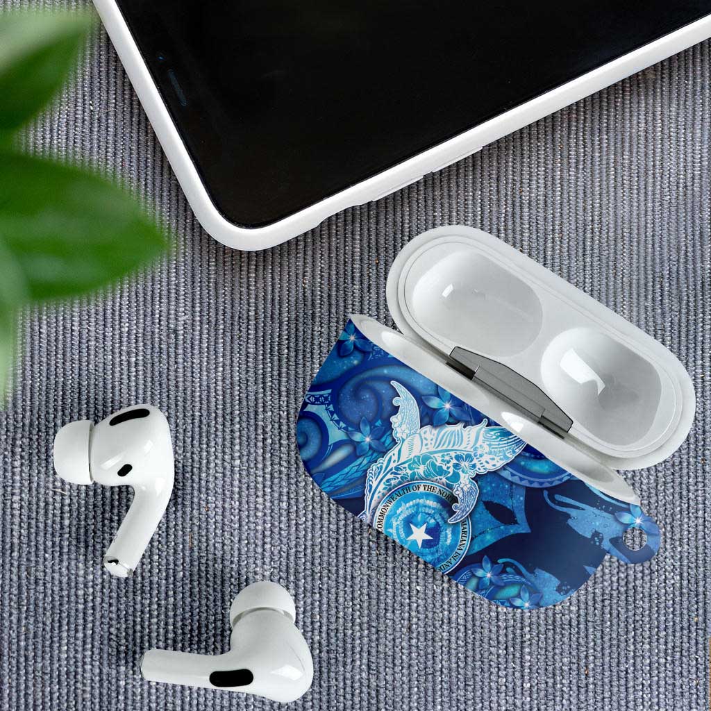 Northern Mariana Islands AirPods Case Galaxy Polynesian Shark Tattoo DT05 - Polynesian Pride