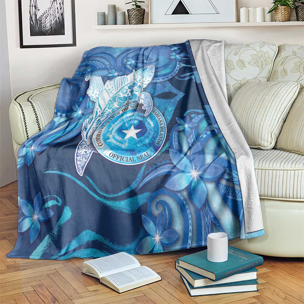Northern Mariana Islands Blanket Galaxy Polynesian Shark Tattoo DT05 Blue - Polynesian Pride