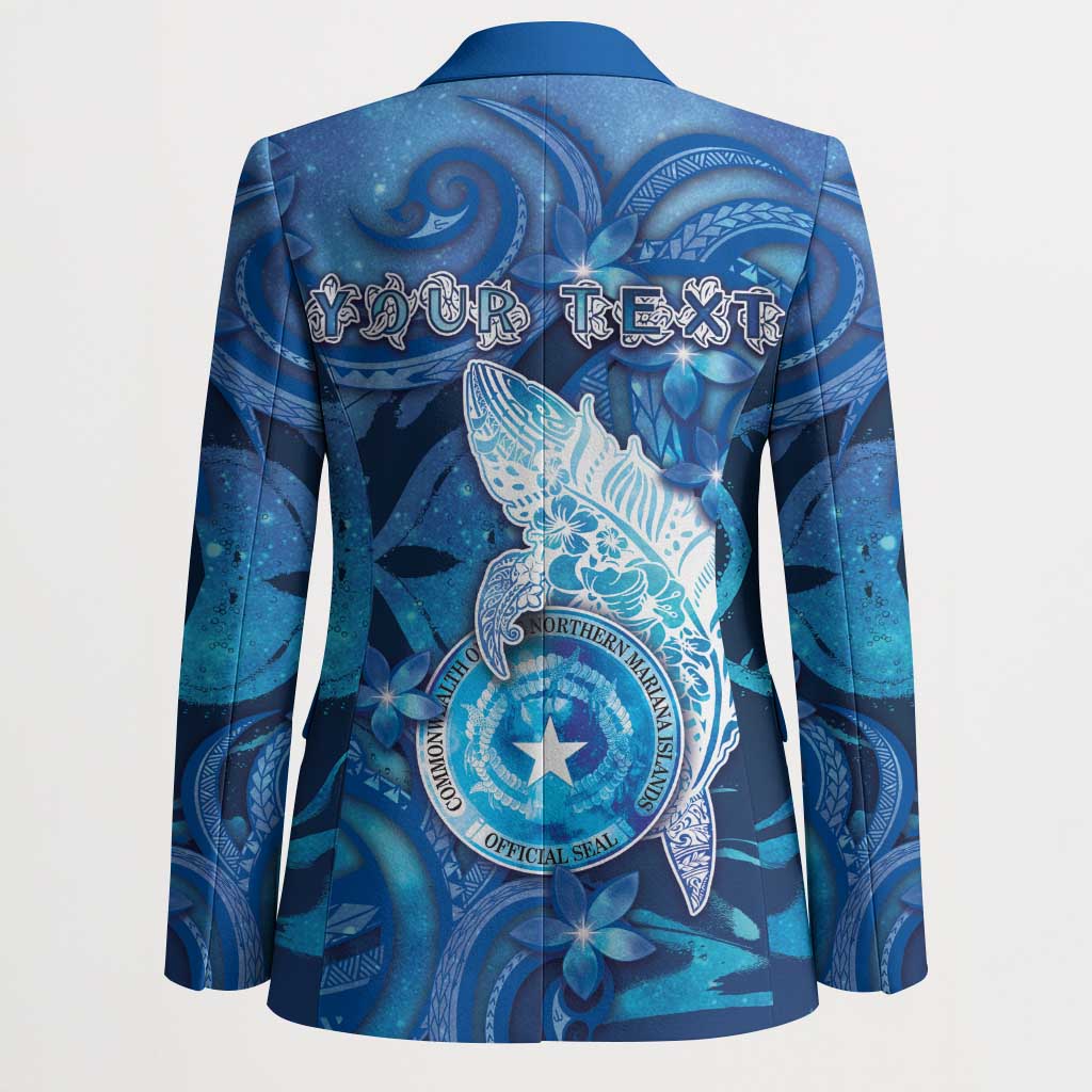 Personalised Northern Mariana Islands Blazer Galaxy Polynesian Shark Tattoo DT05 - Polynesian Pride