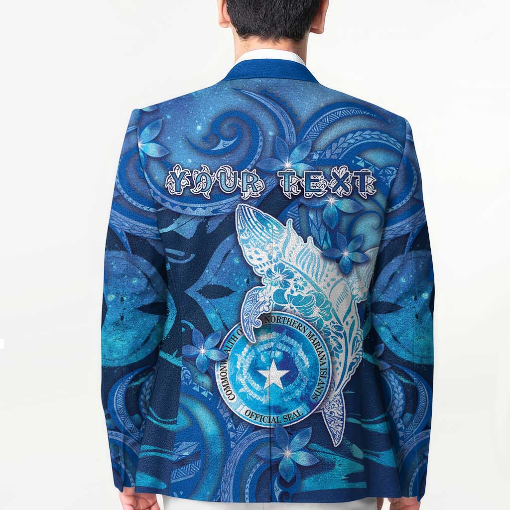 Personalised Northern Mariana Islands Blazer Galaxy Polynesian Shark Tattoo DT05 - Polynesian Pride