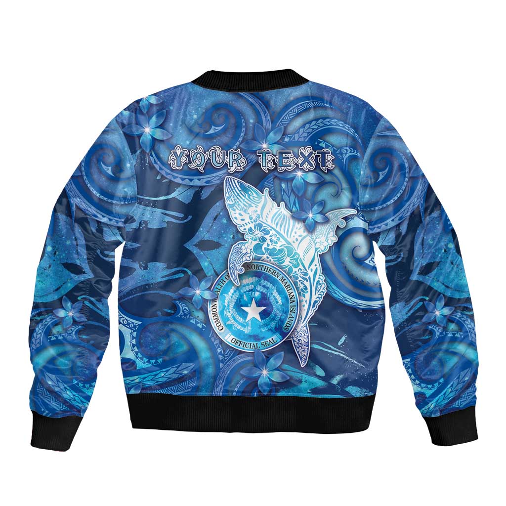 Personalised Northern Mariana Islands Bomber Jacket Galaxy Polynesian Shark Tattoo DT05 - Polynesian Pride