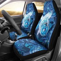 Northern Mariana Islands Car Seat Cover Galaxy Polynesian Shark Tattoo DT05 - Polynesian Pride