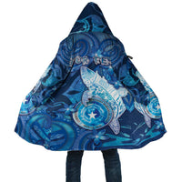 Personalised Northern Mariana Islands Cloak Galaxy Polynesian Shark Tattoo DT05 Unisex Blue - Polynesian Pride