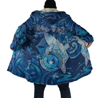 Personalised Northern Mariana Islands Cloak Galaxy Polynesian Shark Tattoo DT05 - Polynesian Pride