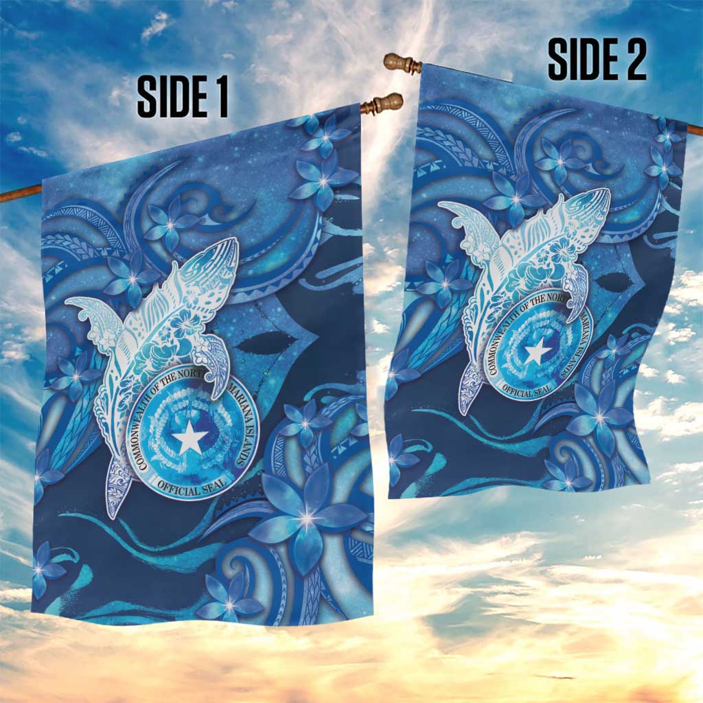 Northern Mariana Islands Garden Flag Galaxy Polynesian Shark Tattoo DT05 - Polynesian Pride