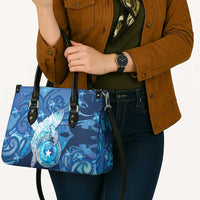Northern Mariana Islands Leather Bag Galaxy Polynesian Shark Tattoo DT05 - Polynesian Pride