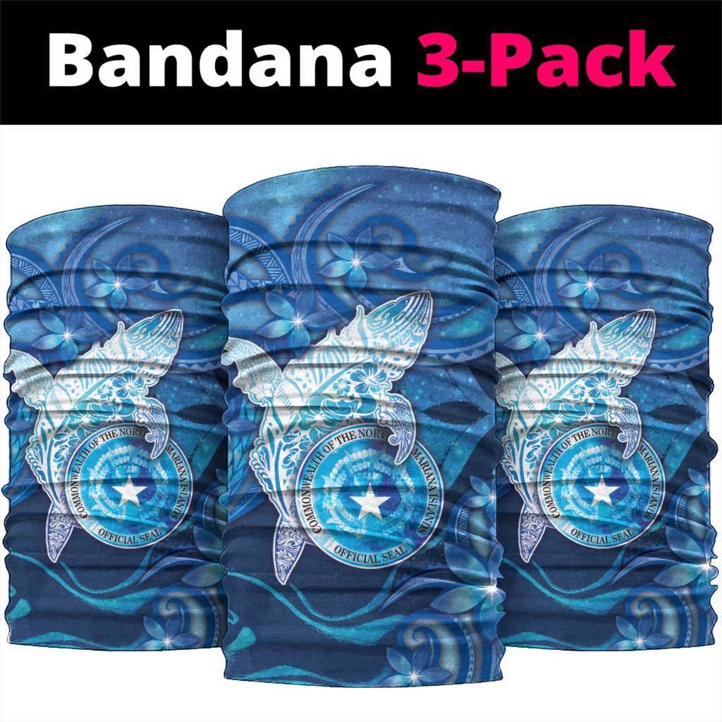 Northern Mariana Islands Neck Gaiter Galaxy Polynesian Shark Tattoo DT05 package One Size: 25*50cm Blue - Polynesian Pride