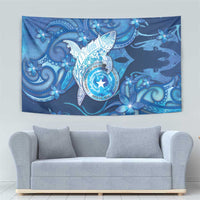 Northern Mariana Islands Tapestry Galaxy Polynesian Shark Tattoo DT05 - Polynesian Pride