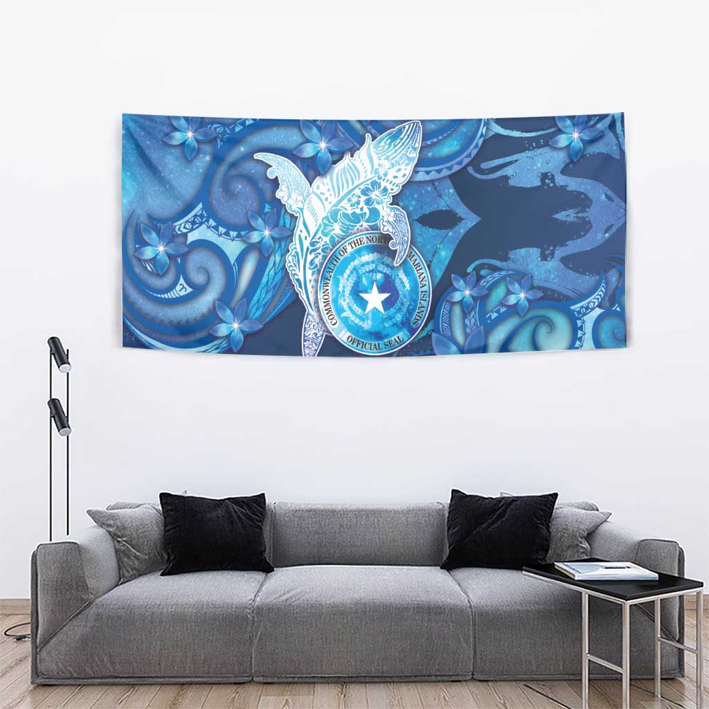 Northern Mariana Islands Tapestry Galaxy Polynesian Shark Tattoo DT05 - Polynesian Pride
