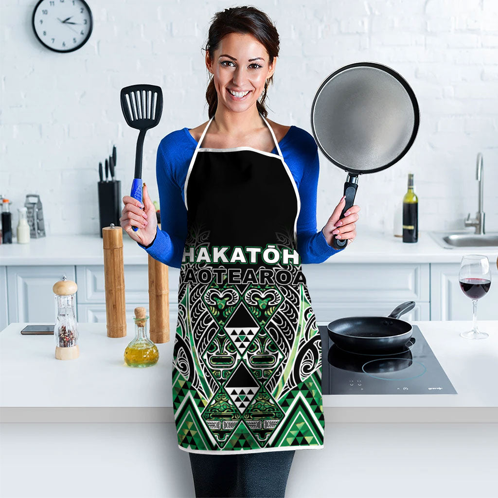 Aotearoa Whakatohea Apron Maori Tribal Green Abalone Paua Shell Pattern DT05 - Polynesian Pride