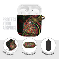 Hawaii Christmas AirPods Case Aloha Santa Riding Honu DT05 - Polynesian Pride