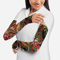 Hawaii Christmas Arm Sleeves Aloha Santa Riding Honu DT05 - Polynesian Pride
