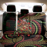 Hawaii Christmas Back Car Seat Cover Aloha Santa Riding Honu DT05 - Polynesian Pride
