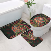 Hawaii Christmas Bathroom Set Aloha Santa Riding Honu DT05 - Polynesian Pride