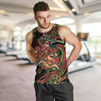 Hawaii Christmas Men Tank Top Aloha Santa Riding Honu