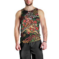 Hawaii Christmas Men Tank Top Aloha Santa Riding Honu