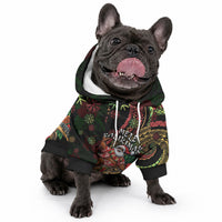 Hawaii Christmas Pet Hoodie Aloha Santa Riding Honu DT05 - Polynesian Pride