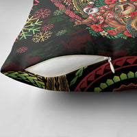 Hawaii Christmas Pillow Cover Aloha Santa Riding Honu DT05 - Polynesian Pride