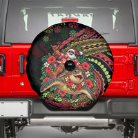Hawaii Christmas Spare Tire Cover Aloha Santa Riding Honu DT05 - Polynesian Pride