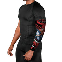Tonga Christmas Arm Sleeves Santa Riding Humpback Whale DT05 - Polynesian Pride
