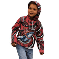 Tonga Christmas Kid Hoodie Santa Riding Humpback Whale DT05 - Polynesian Pride