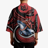 Tonga Christmas Kimono Santa Riding Humpback Whale DT05 - Polynesian Pride