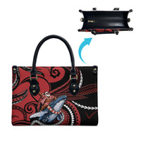 Tonga Christmas Leather Bag Santa Riding Humpback Whale DT05 - Polynesian Pride