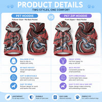 Tonga Christmas Pet Hoodie Santa Riding Humpback Whale DT05 - Polynesian Pride