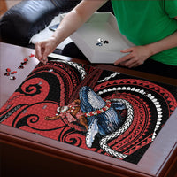 Tonga Christmas Puzzle Santa Riding Humpback Whale DT05 - Polynesian Pride