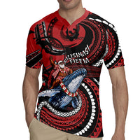 Tonga Christmas Rugby Jersey Santa Riding Humpback Whale DT05 - Polynesian Pride