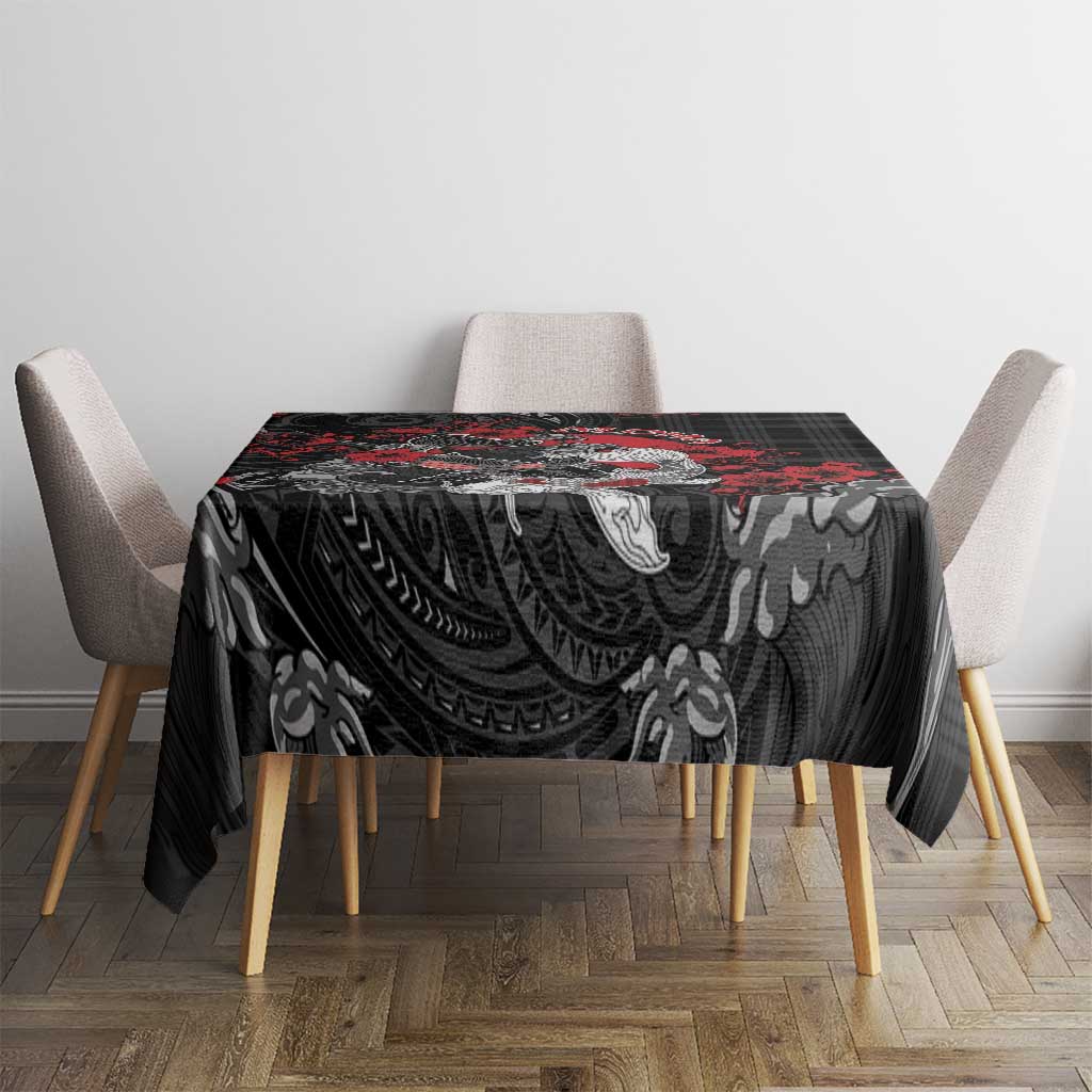 Hawaiian And Japanese Tablecloth Aloha Koi Fish Palaka Patterns DT05 - Polynesian Pride