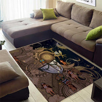 Hawaii Makahiki Area Rug Polynesian Sky And Earth DT05 - Polynesian Pride