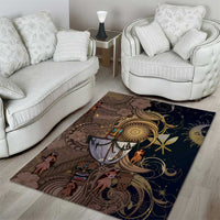Hawaii Makahiki Area Rug Polynesian Sky And Earth DT05 - Polynesian Pride