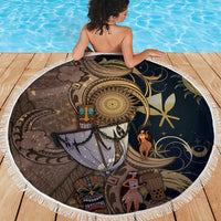 Hawaii Makahiki Beach Blanket Polynesian Sky And Earth DT05 - Polynesian Pride