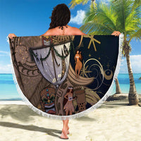 Hawaii Makahiki Beach Blanket Polynesian Sky And Earth DT05 - Polynesian Pride