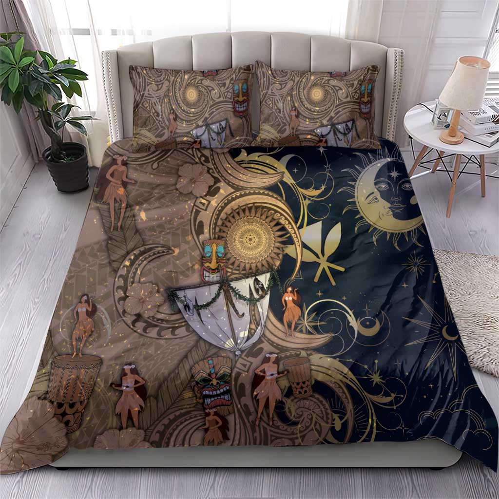 Hawaii Makahiki Bedding Set Polynesian Sky And Earth DT05 - Polynesian Pride